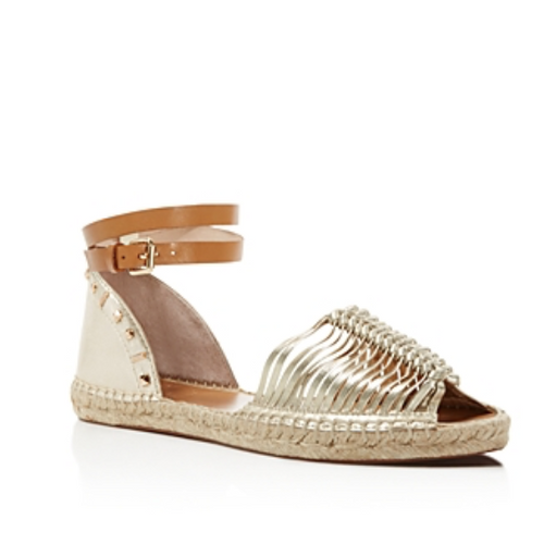 French Connection Women's Usha Gold Sandal-Shoes-French Connection-6-ShoeShock